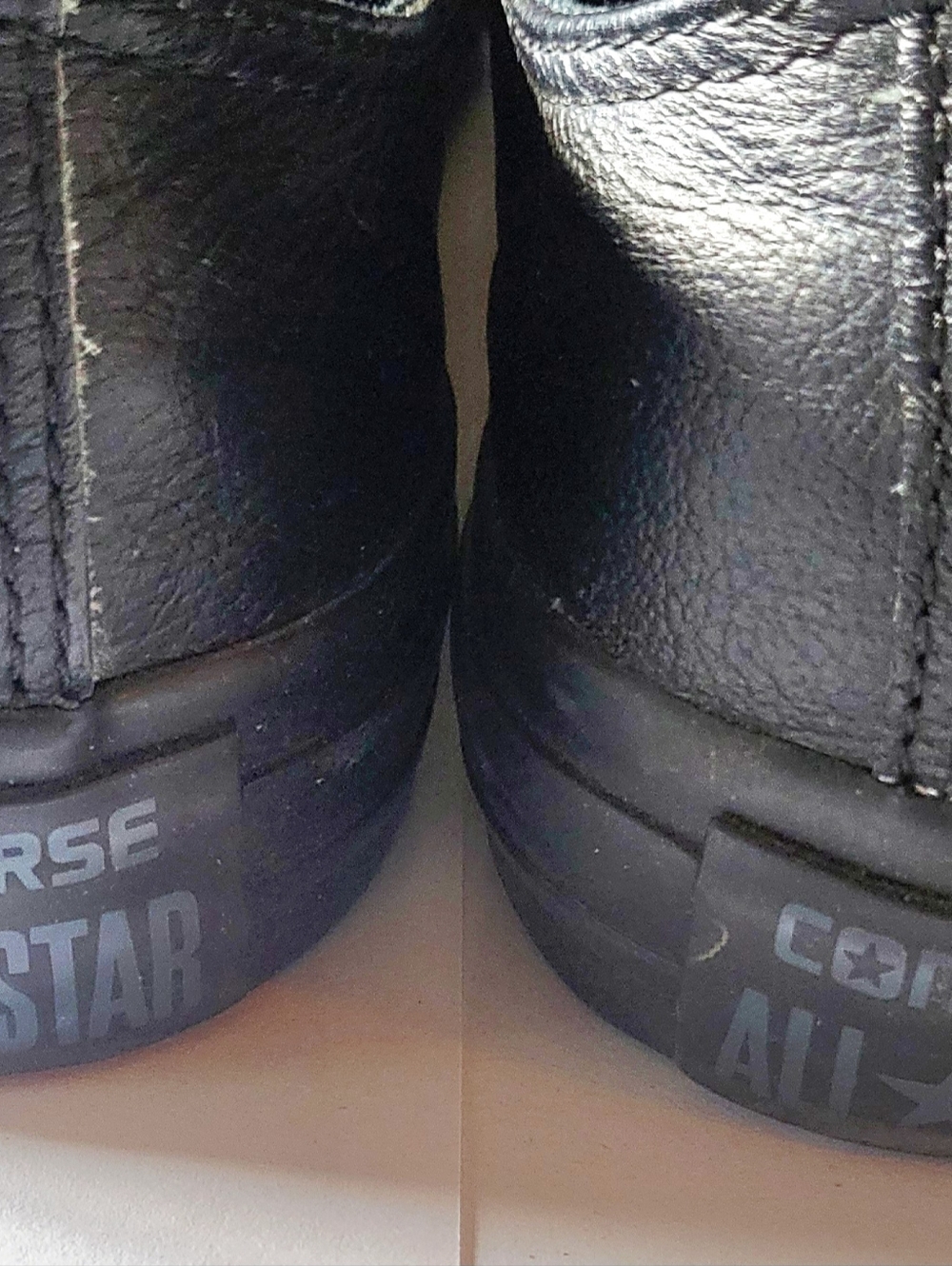 Converse Black Low-Top Leather Sneakers - Picture 3 of 7